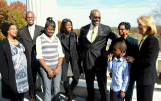 Herman Cain and family