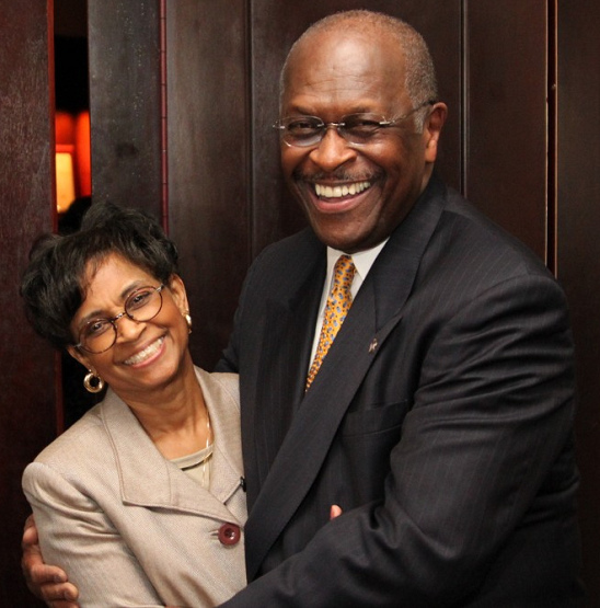 Herman cain and wife