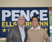 Carlos May w Gov Pence IN