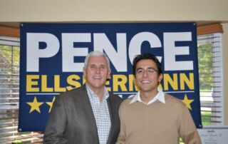 Carlos May w Gov Pence IN