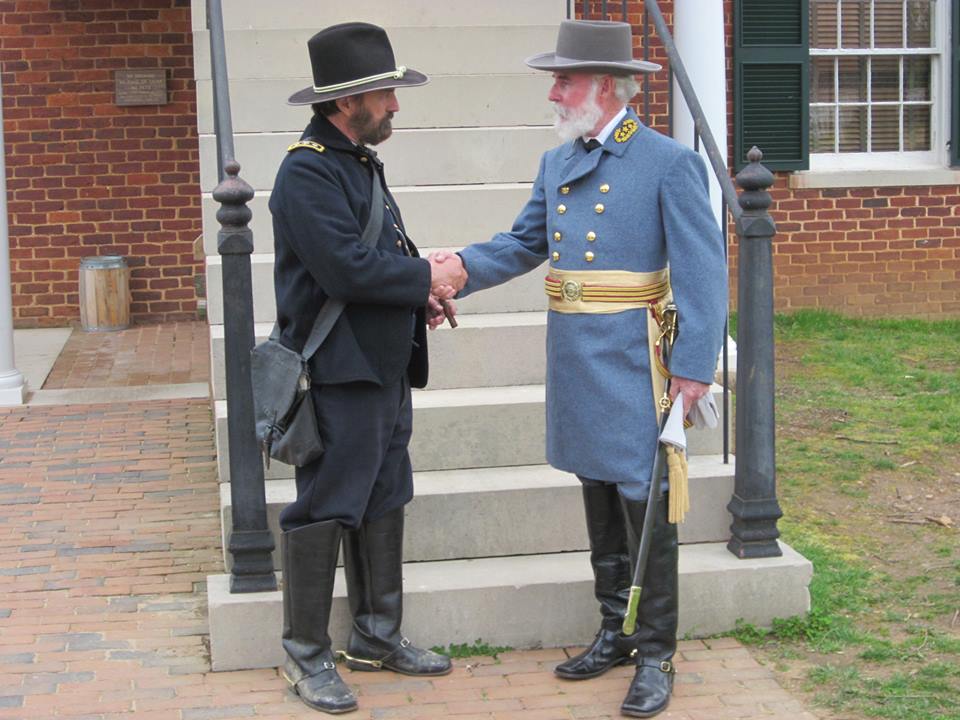 Thomas Jessee with Curt Fields General Lee and General Grant