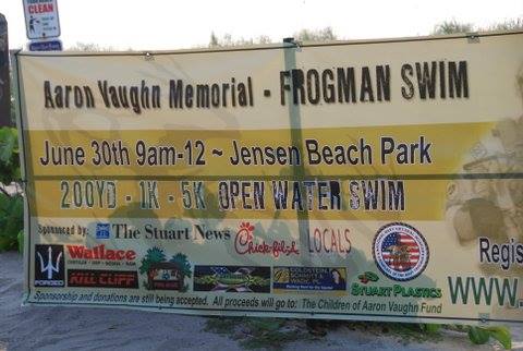 Frogman swim event