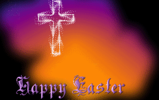 happy easter animated cross