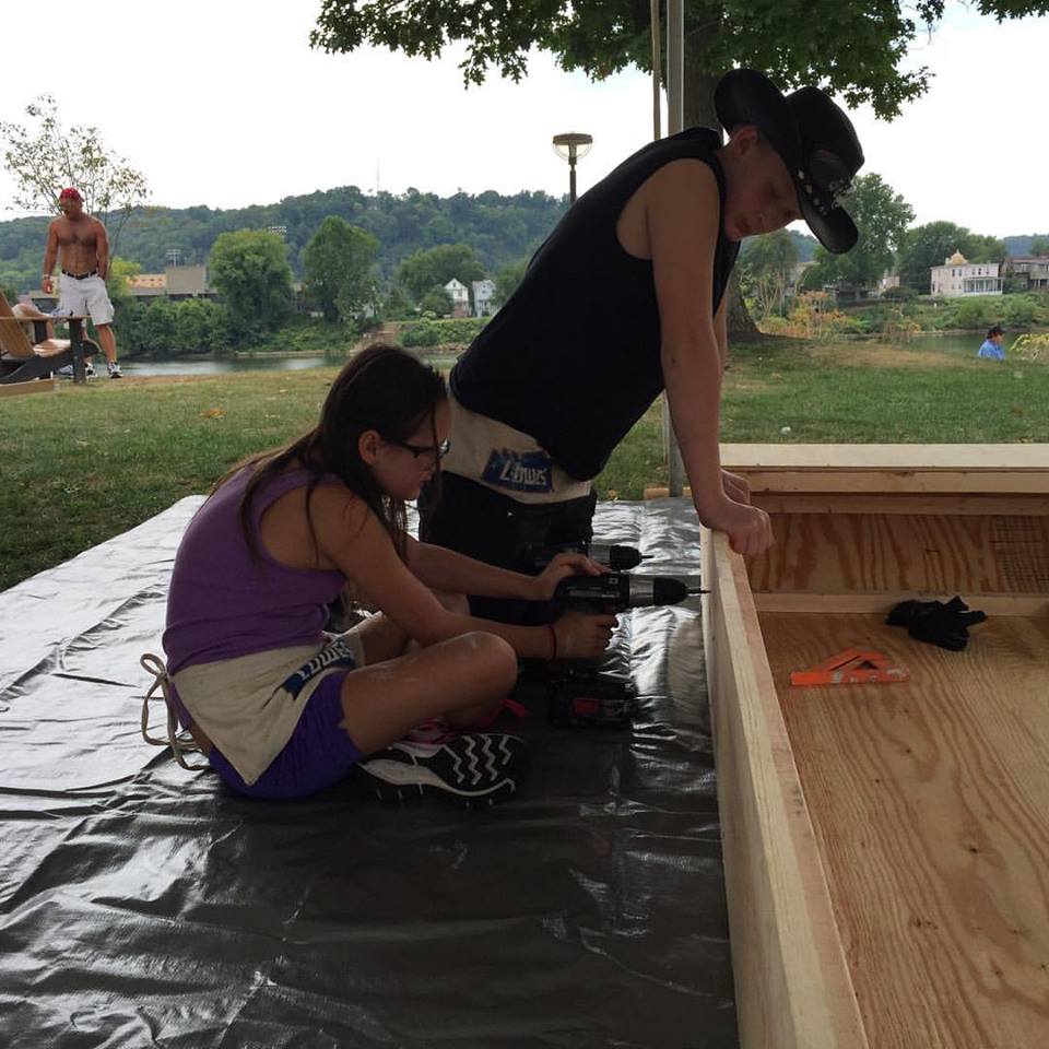 Brother and sister Cody and Libby team up to build a Sea Quest 100 ten foot scow skiff