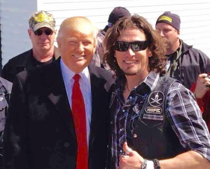 Dave Bray and President Trump 2018 a