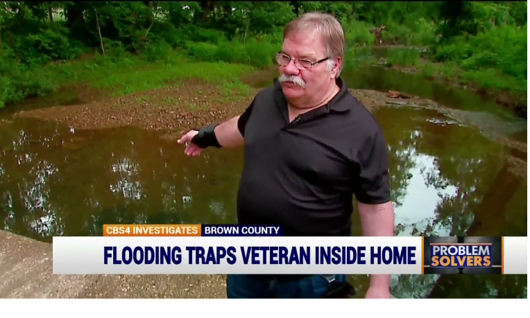 Screenshot 2019 06 07 Disabled veteran needs help replacing bridge that often floods trapping him at home