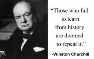 Churchill quotes on repeating history