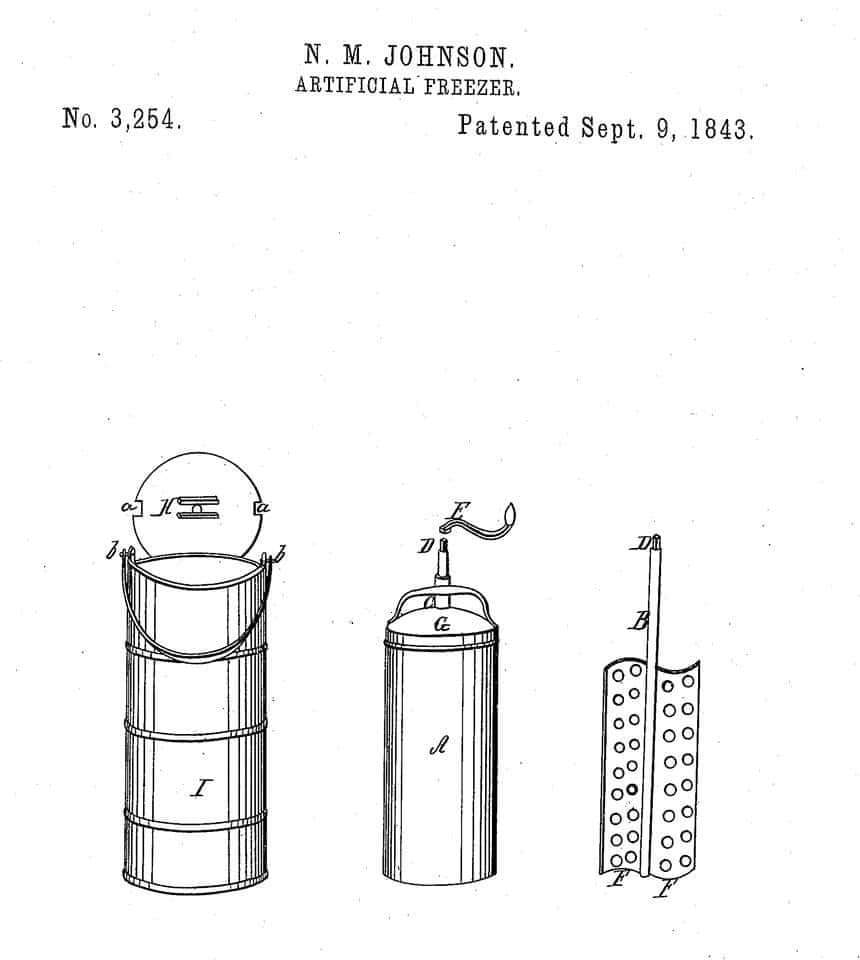 The Johnson Patent Ice-Cream Freezer – By Daniel Sheridan