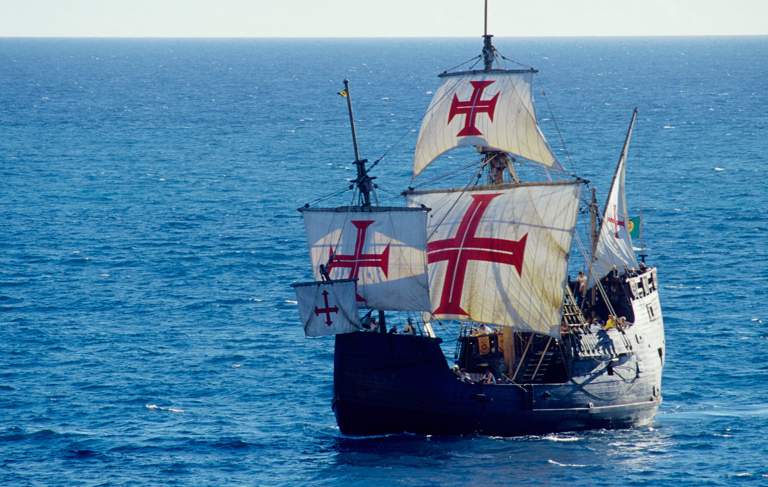 Alamy - A replica of the Santa Maria, the flagship of the Italian explorer's 1492 expedition