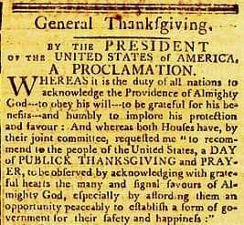 Washington Proclamation