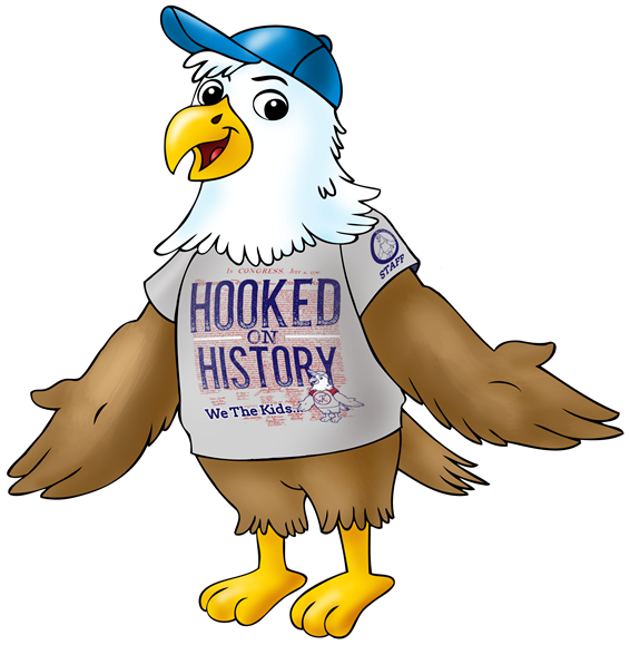 Billy eagle with Hooked on History