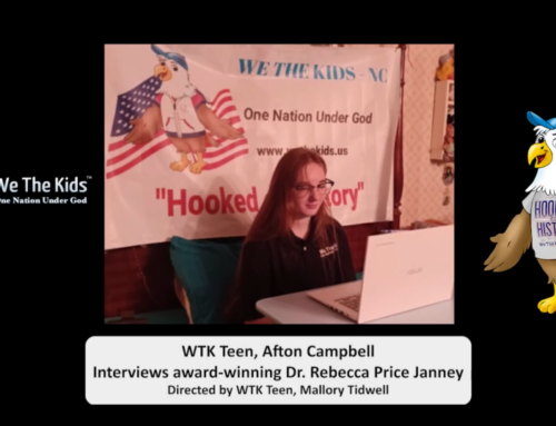 WTK Teen Afton interviews award-winning Dr. Rebecca Price Janney – Directed by WTK Teen Mallory
